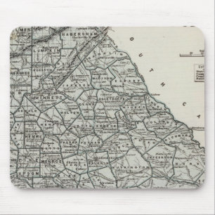 Georgia Atlas Map Mouse Mat