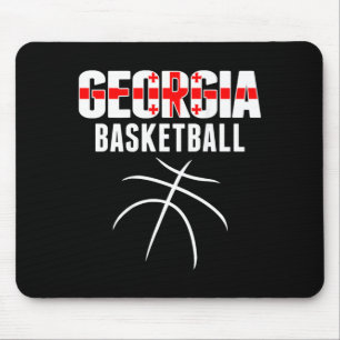 Georgia Basball Fans Jersey - Georgian Flag Sport Mouse Mat