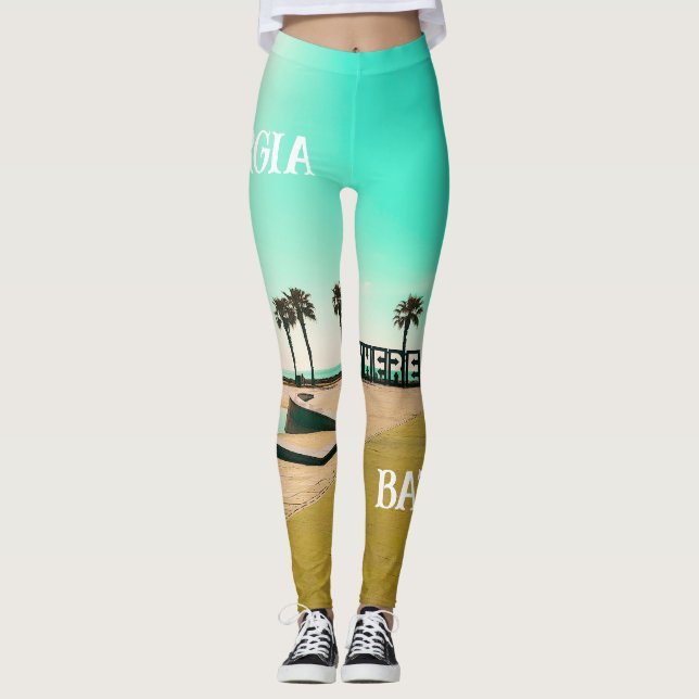 Georgia Batumi Architecture Landscape Leggings (Front)