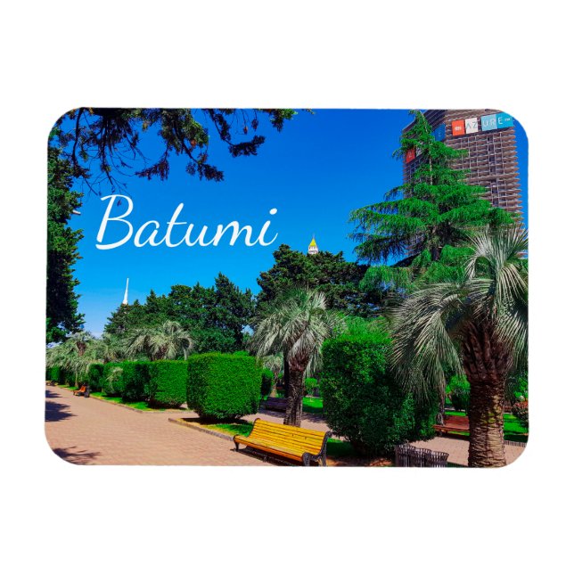 Georgia Batumi Architecture Landscape Park Magnet (Horizontal)