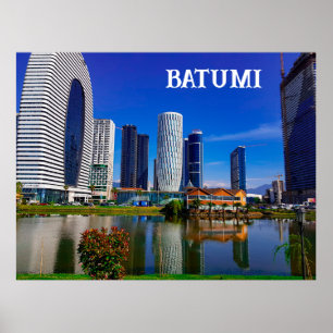 Georgia Batumi Architecture Landscape Poster