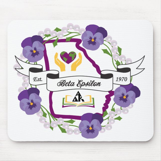 Georgia Beta Epsilon Mouse Pad (Front)