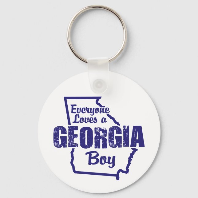 Georgia Boy Key Ring (Front)