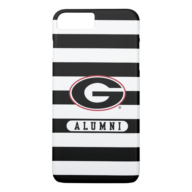 Georgia Bulldogs Alumni | Stripes Case-Mate iPhone Case (Back)