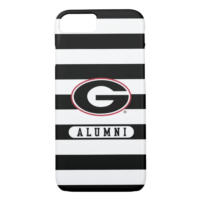 Georgia Bulldogs Alumni | Stripes Case-Mate iPhone Case (Back)