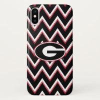 Georgia Bulldogs Logo | Chevron Pattern