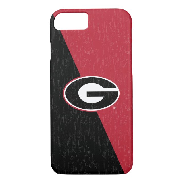 Georgia Bulldogs Logo | Distressed Case-Mate iPhone Case (Back)