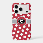 Georgia Bulldogs Logo | Polka Dots<br><div class="desc">Show off your Georgia spirit with these Bulldog OtterBox phone cases! This design is officially licensed artwork from the University of Georgia.</div>