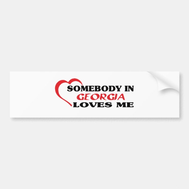 GEORGIA BUMPER STICKER (Front)