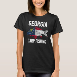Georgia Carp Fishing Angler American Carp Angling T-Shirt