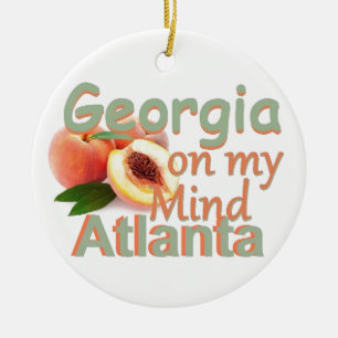 GEORGIA CERAMIC TREE DECORATION