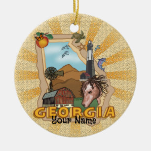 Georgia Ceramic Tree Decoration