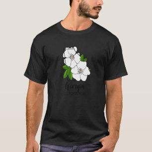Georgia Cherokee Rose Flower   T-Shirt