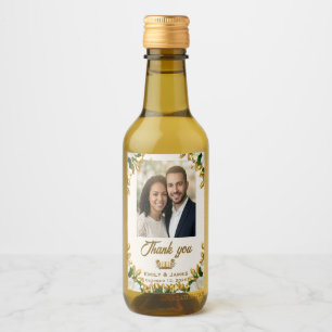 Georgia Cherokee Rose Wedding Favour Bottle Label
