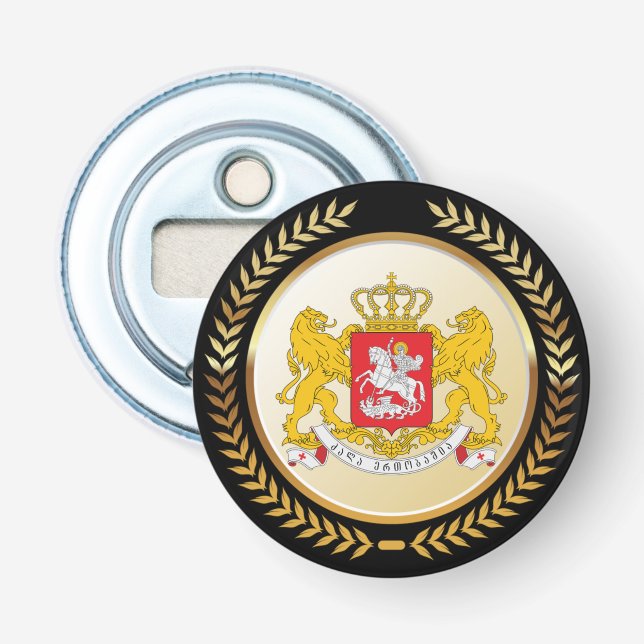 Georgia Coat Of Arms Bottle Opener (Front)