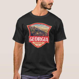 Georgia Country Illustration Retro Badge T-Shirt