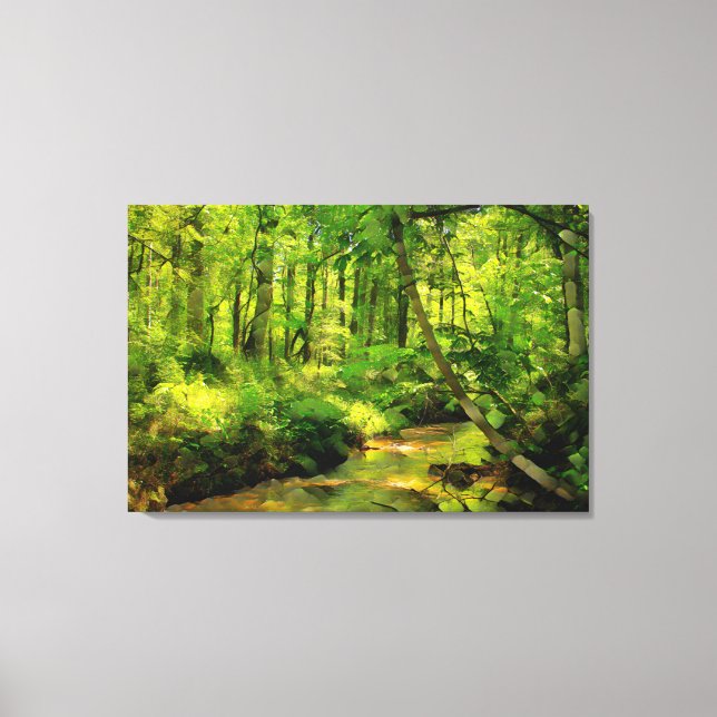 GEORGIA CREEK Canvas Art (Front)