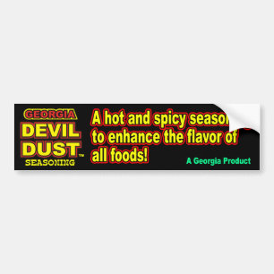 Georgia Devil Dust Bumper Sticker