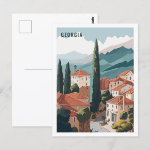 Georgia Famous Travel Place Postcard