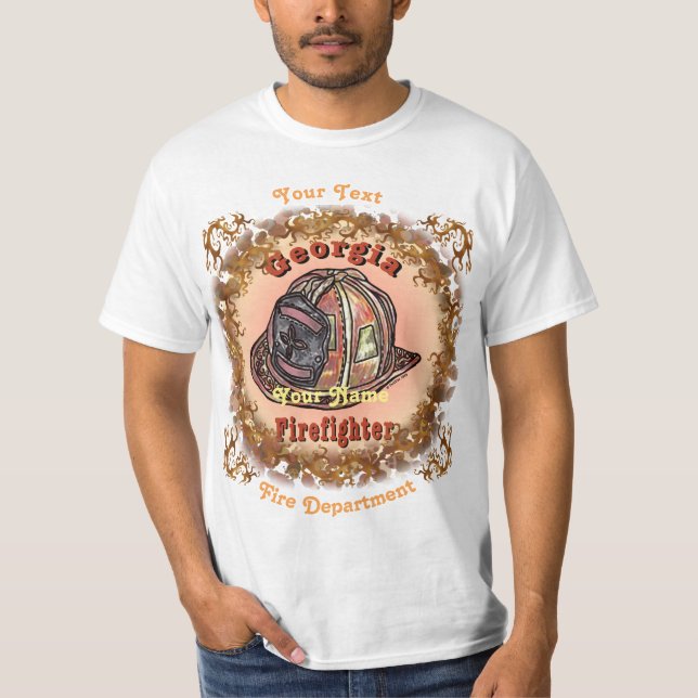 Georgia Firefighter t-shirt (Front)