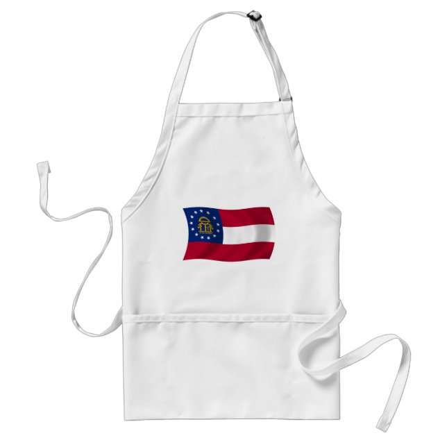Georgia Flag Apron (Front)