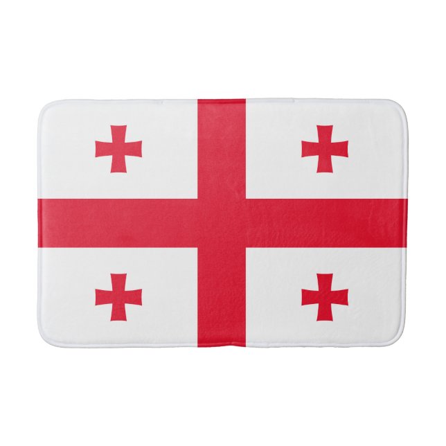 Georgia Flag Bath Mat (Front)