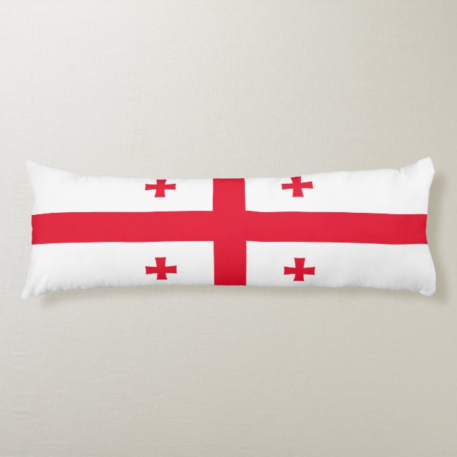 Georgia Flag Body Cushion (Front)