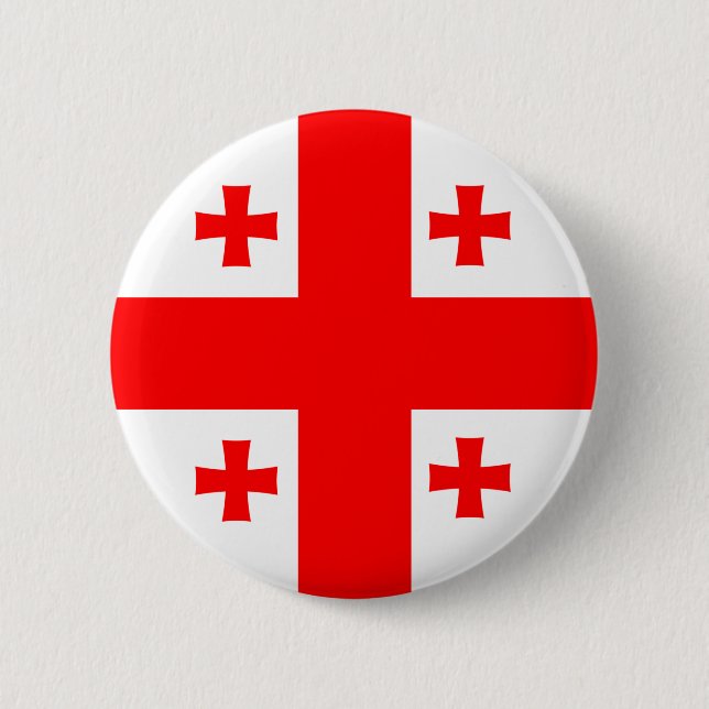 Georgia flag Button (Front)