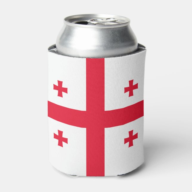 Georgia Flag Can Cooler (Can Front)
