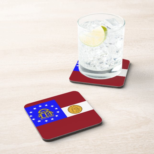 Georgia flag coaster (Right Side)