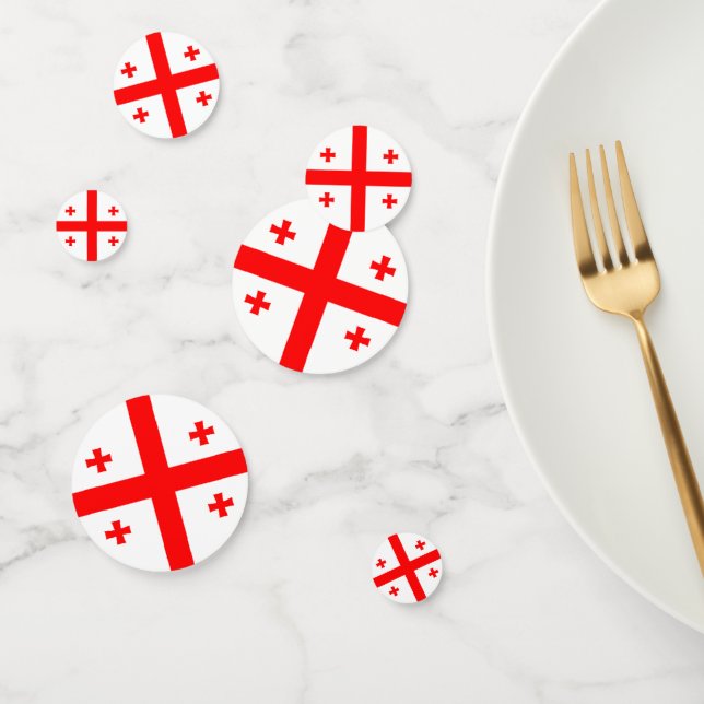Georgia Flag Confetti (Group)
