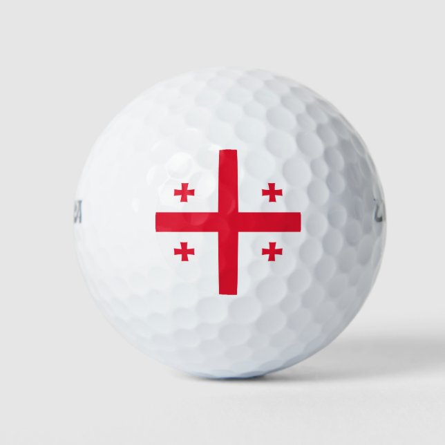 Georgia Flag Golf Balls (Front)