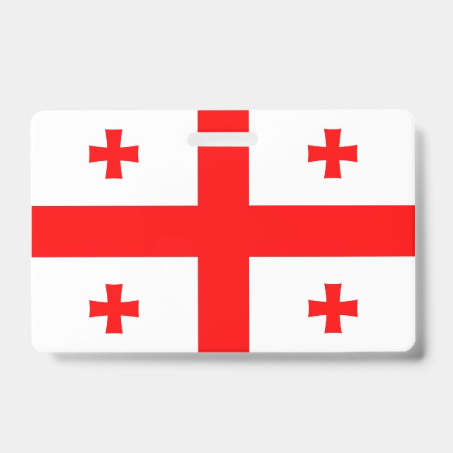 Georgia Flag ID Badge (Front)