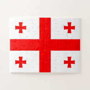 Georgia Flag Jigsaw Puzzle