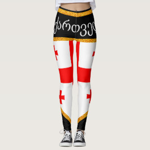 Georgia Flag Leggings