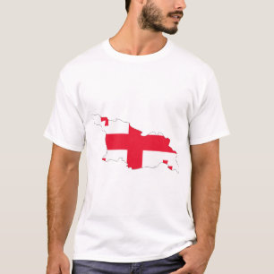 Georgia flag map T-Shirt