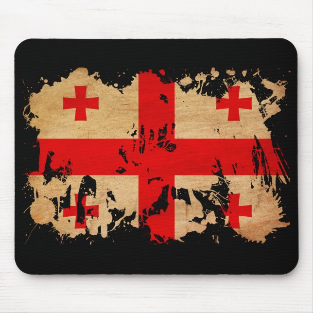 Georgia Flag Mouse Mat (Front)