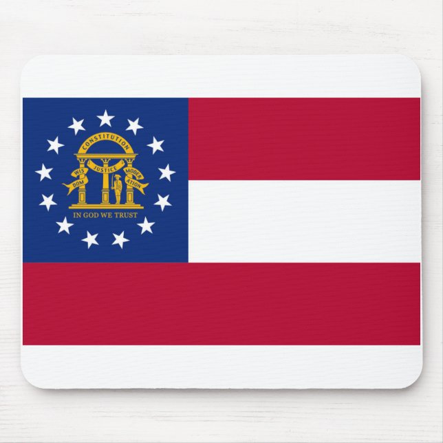 Georgia flag mouse mat (Front)