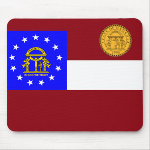 Georgia flag mouse mat