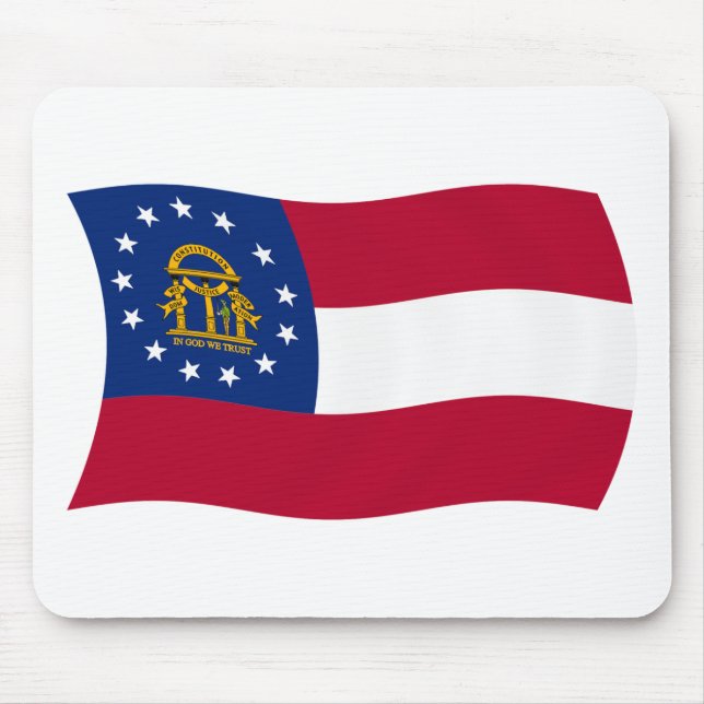Georgia Flag Mousepad (Front)