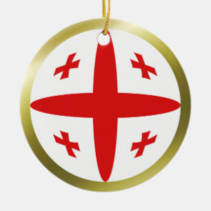 Georgia Flag Ornament