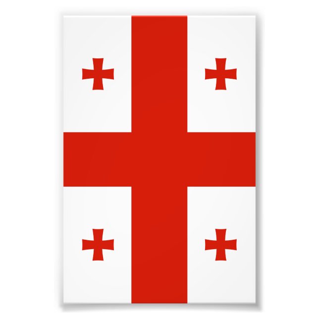 Georgia flag photo print (Front)
