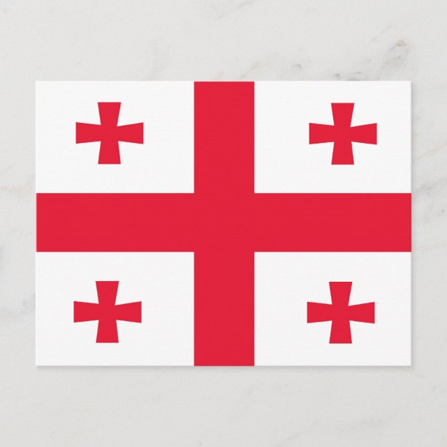 Georgia flag postcard (Front)