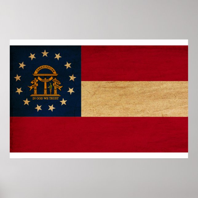 Georgia Flag Poster (Front)