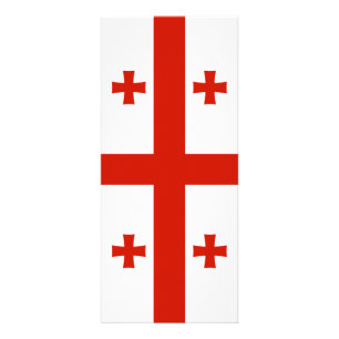 Georgia flag rack card