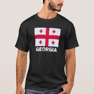 Georgia Flag Support Georgian People Women Men T-Shirt