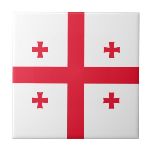 Georgia Flag Tile (Front)