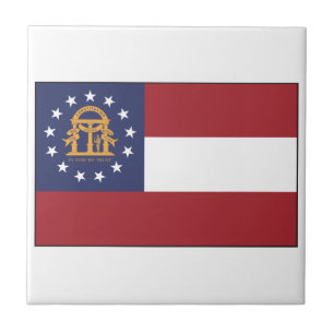 Georgia Flag Tile
