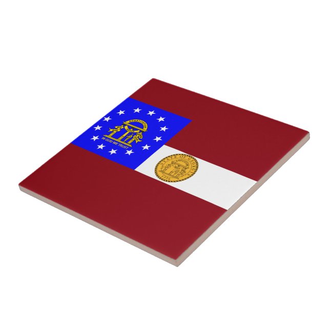 Georgia flag tile (Side)