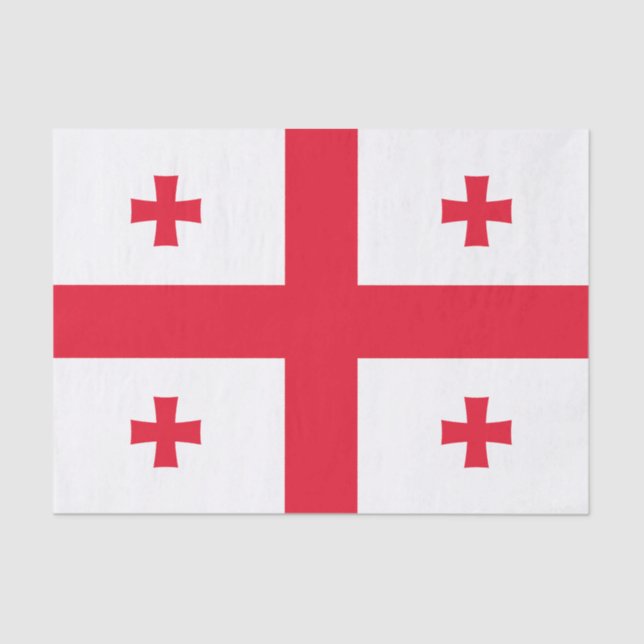 Georgia Flag Tissue Paper (Front)